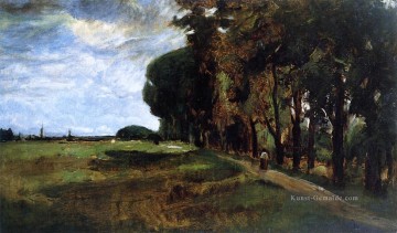  Twachtman Maler - Ansicht in der Nähe von Polling Impressionist Landschaft John Henry Twachtman